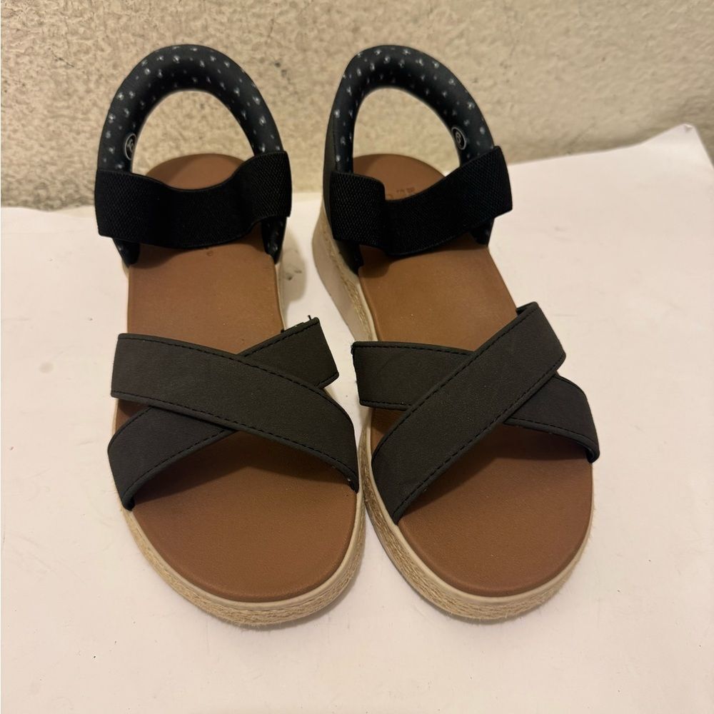 Skechers Black and Brown Women's Sandals wide fit size 6W